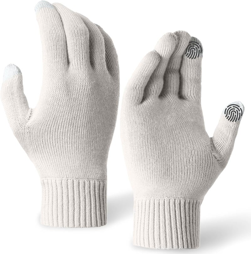 Wander Merino Wool Running Gloves for Winter Lightweight Touchscreen Thermal Knit Glove for Men&Women Upgraded - Image 1